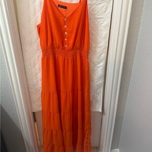 PrettyGarden Orange sundress NWT